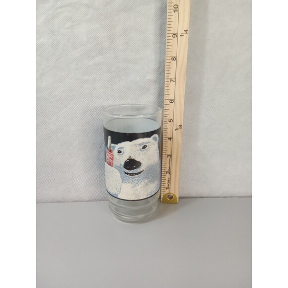 Vintage Coca-Cola‎ "Always Cool" Drinking  Glasss Polar Bear 1990's - Picture 6 of 7
